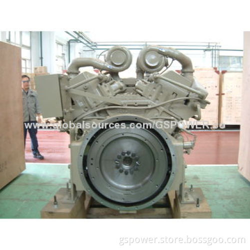 24V Electric Motor Starters, 4-cycle, 600 Vee, 12-cylinder, Marine Engine